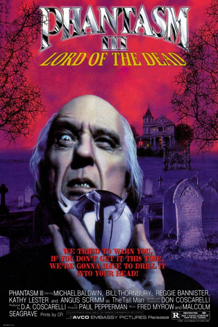 Test Bluray / Phantasm III Le Seigneur de la Mort, réalisé par Don