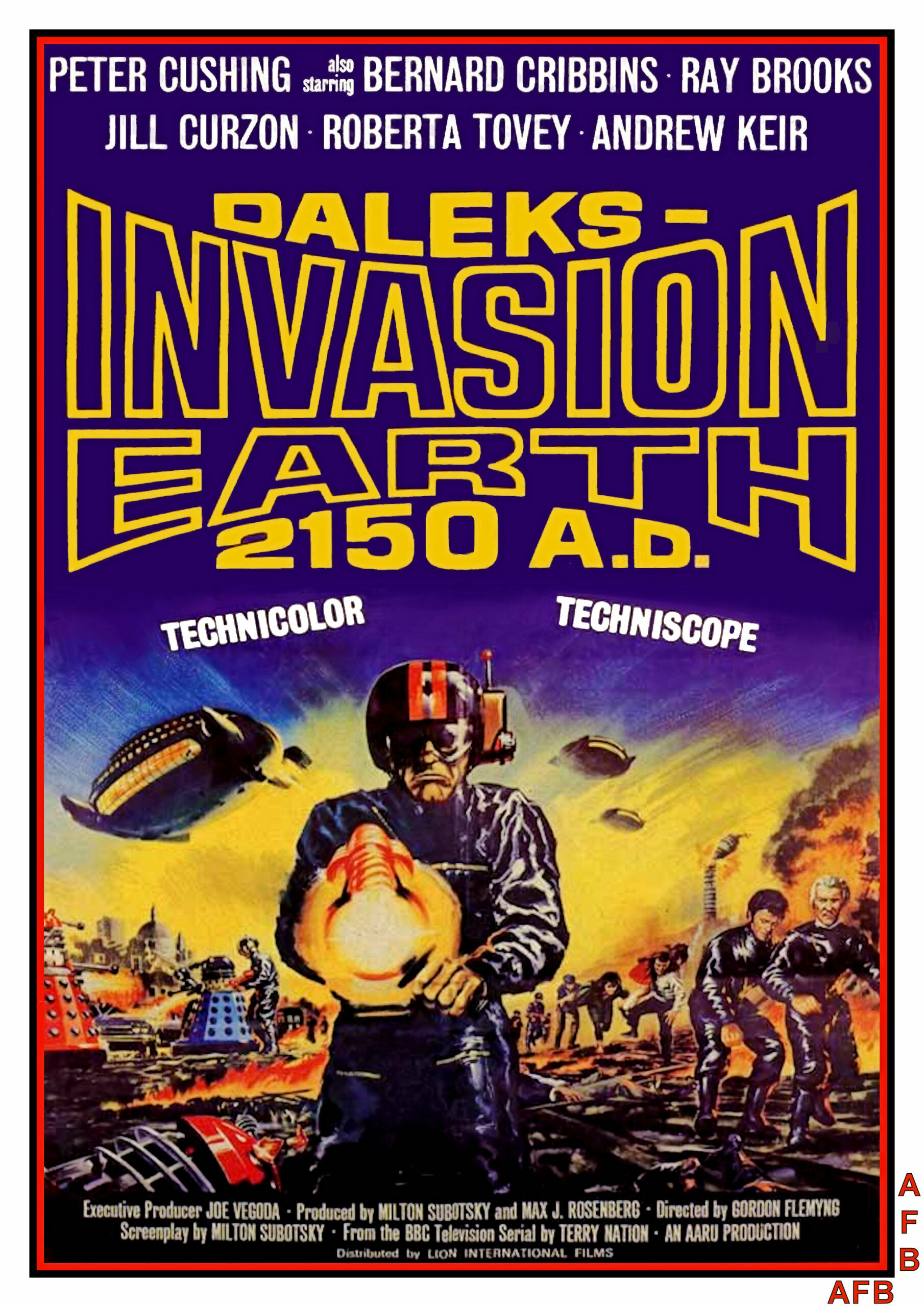 Test 4K UHD / Les Daleks envahissent la Terre, réalisé par Gordon